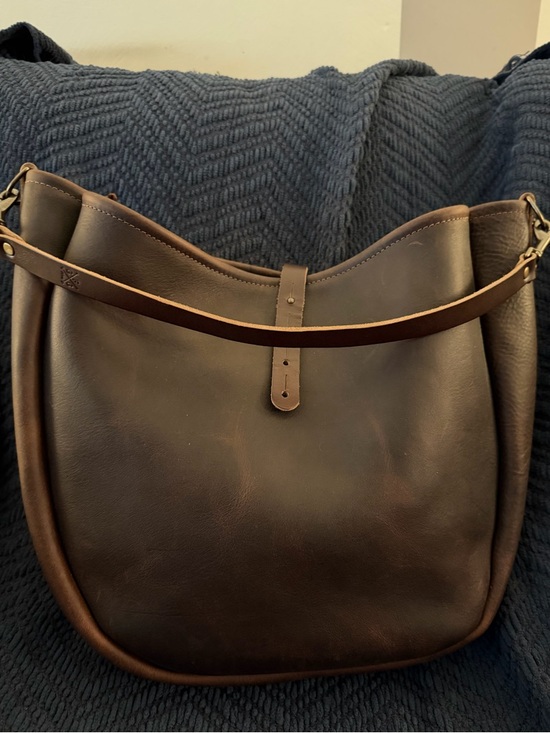 Handbags - Go Forth Goods Large Celeste ~Mocha 
Dark hide-very smooth